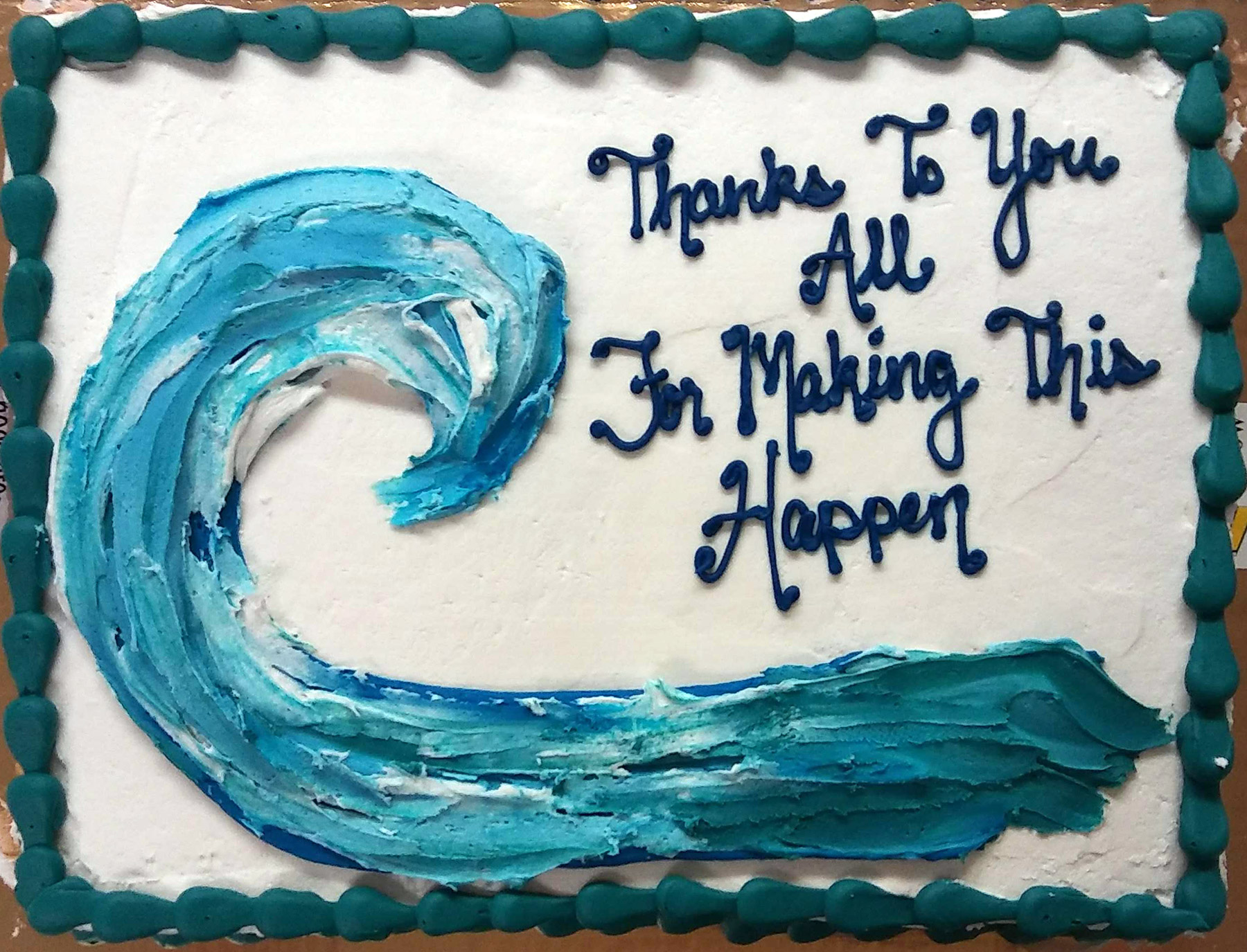 Blue Wave Cake