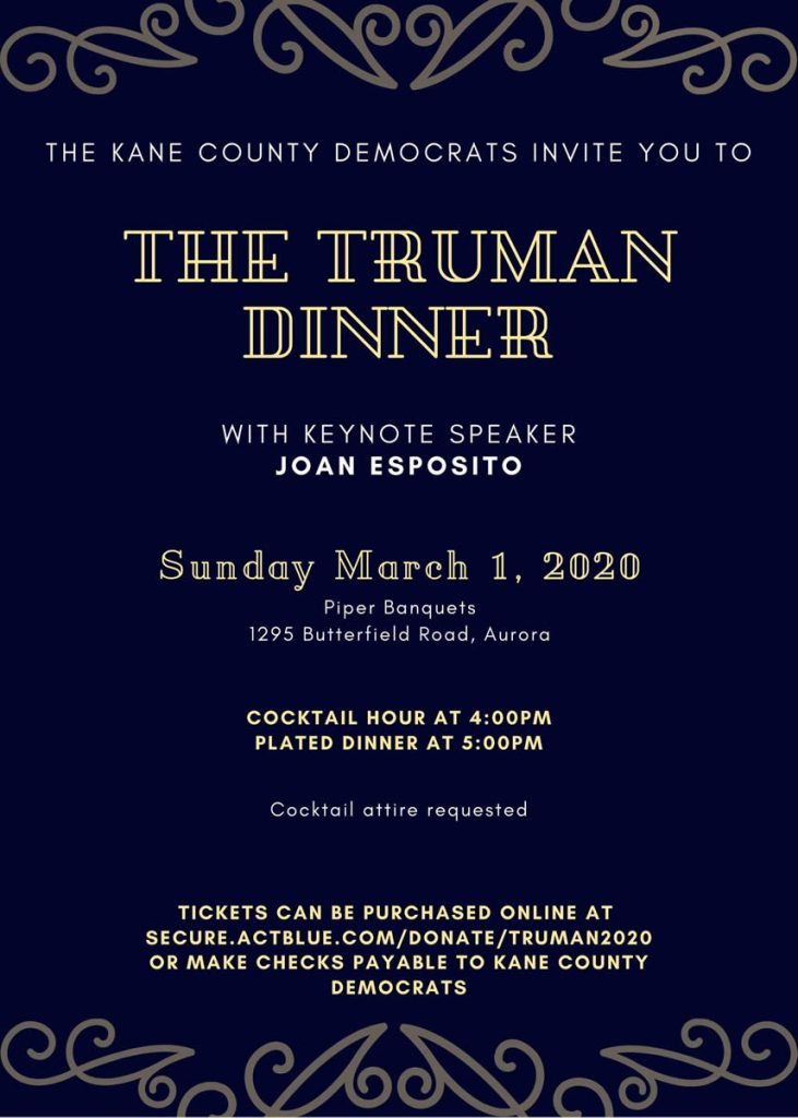 Truman Dinner 2020 invite