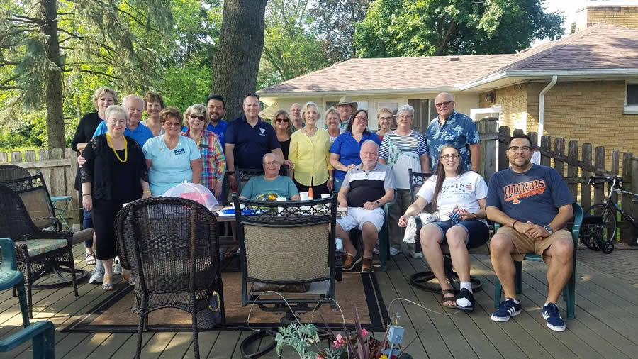 Carl Strathmann with ETD in Backyard