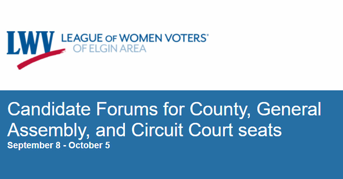 LWV Candidate Forums 2020