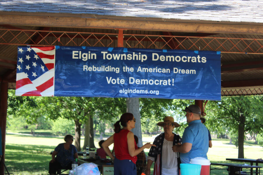 Elgin Township Democrats Ice Cream Social 2021-06-13