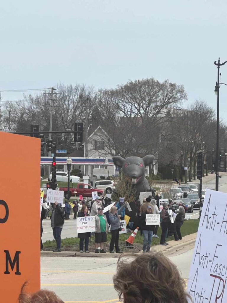 hands off rally in elgin il april 5 2025 04