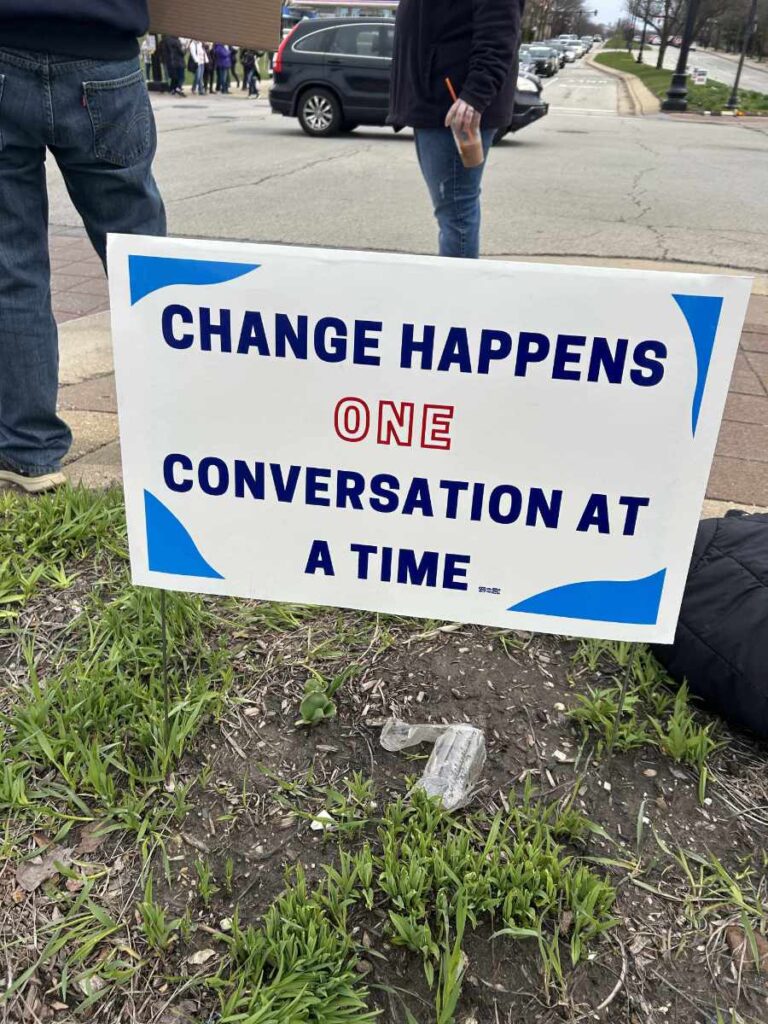 hands off rally in elgin il april 5 2025 11