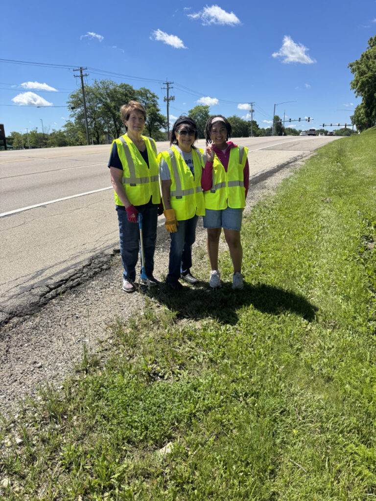elgin township democrats highway cleanup 6 20 2026 03