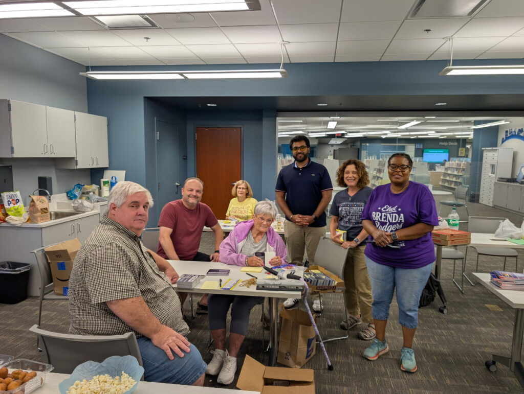 elgin township democrats building election lit drop packs 02