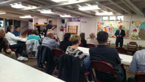 Chris Kennedy at the April 2017 Elgin Dems Meeting