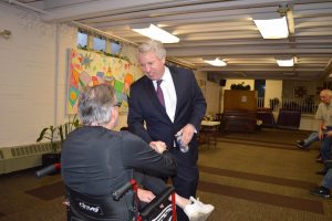 Chris Kennedy at the April 2017 Elgin Dems Meeting