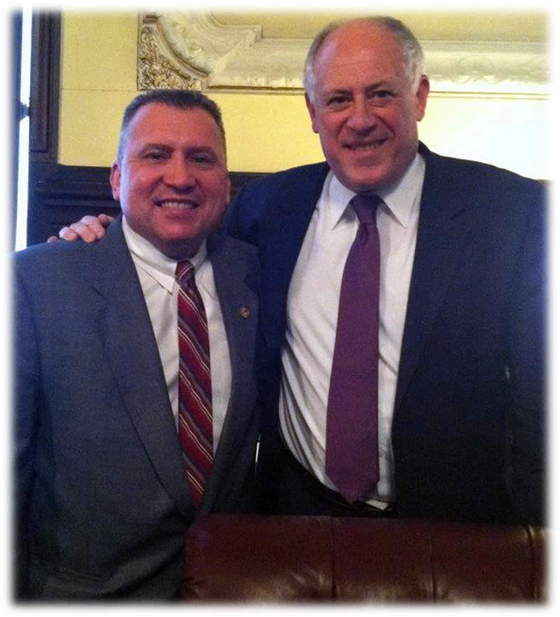 State Central Committeeman Michael Noland and Governor Pat Quinn