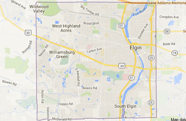 Map of Elgin Township (with current Districts)