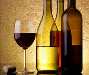 wine bottles